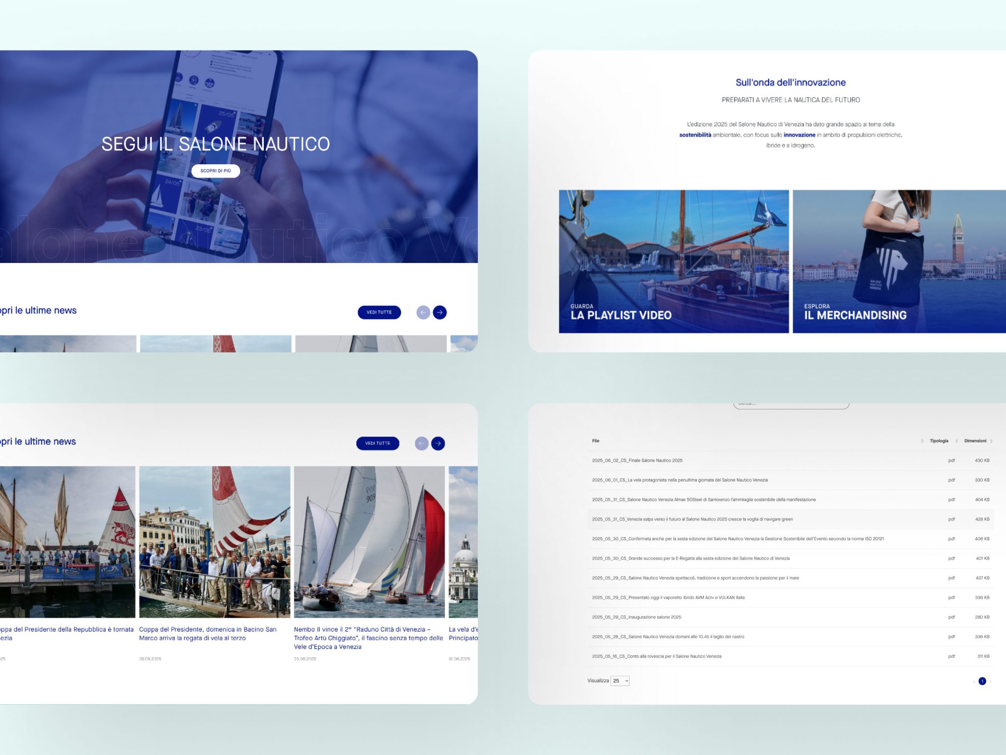 Salone Nautico Venezia - website evento